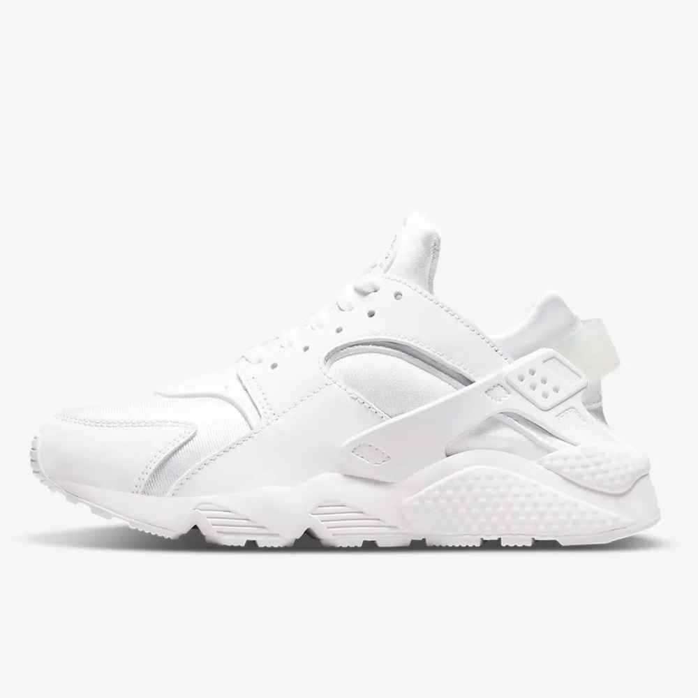 Nike Air Huarache sneakers in triple white